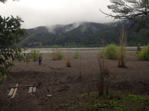 River Bio Bio, bordering the property of Paulo.