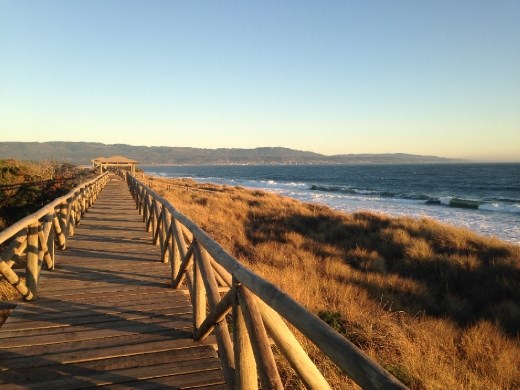 it was sunny this time when we went. and i saw my first green flash from this boardwalk!
