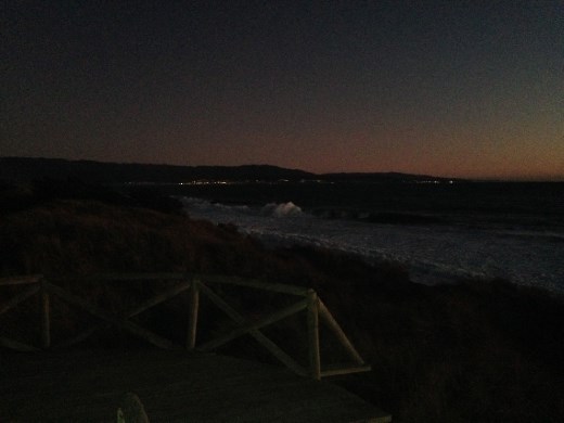 not a good picture, but shows Pelluhue and Curanipe on the otherside of the bay.