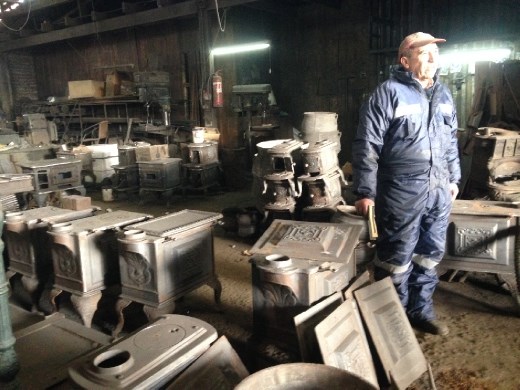 Max ordered a tiny stove to install in his bedroom.