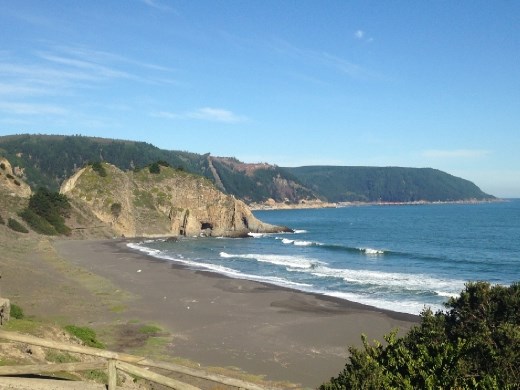 Lots of crazy huge rock formations on the beach on the way to Port Maguellines. This is Elephant rock.