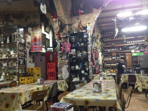 Famous Jose Cruz restaurant in Valparaiso, birthplace of the Chorrillana.