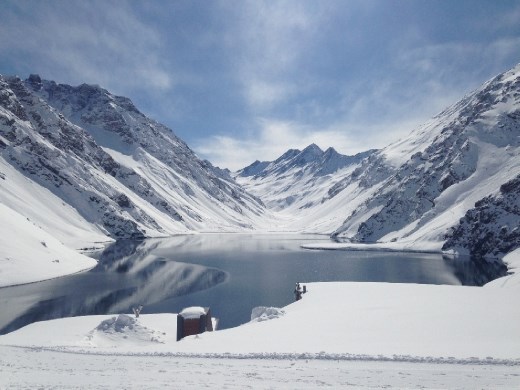 Finally, sun in Portillo! This was outside the challet of a friend of Max's we stayed with.