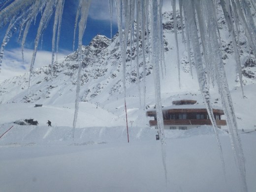 Outside my room window.