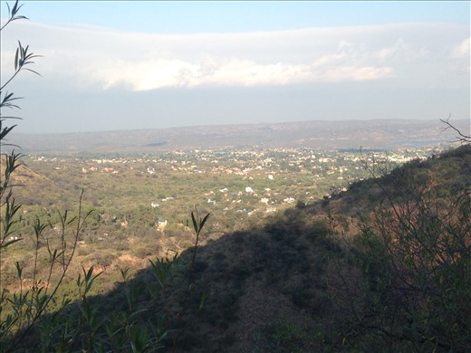 First look back  (down) at Capilla.