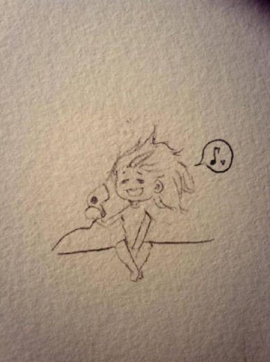 Singing to myself. Learn to be happy :) 