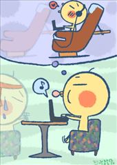 I like studying in the lounge with friends. It feels so calming.: by ciel, Views[205]