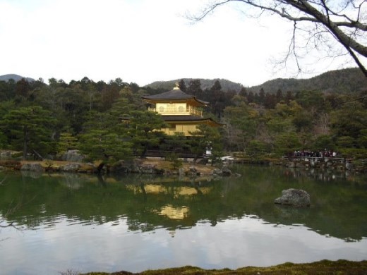 The Golden Pavilion!!! Kinkakuji