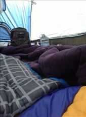 I went camping with my church friends. It was my first time to go camping, and it was really fun! I enjoyed it so much!: by ciel, Views[289]