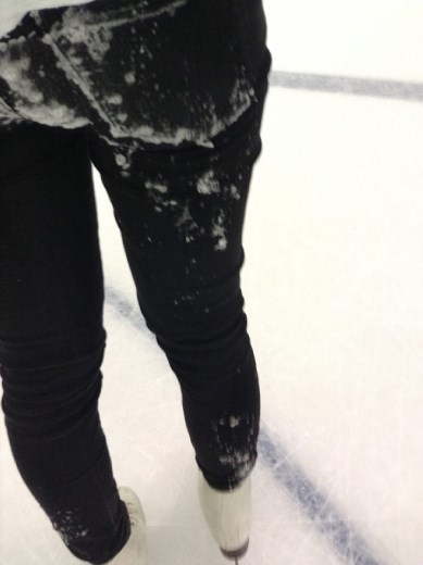 I love ice skating. I love the feeling of freedom and speed. But of course, there are also chances of fallling. :P