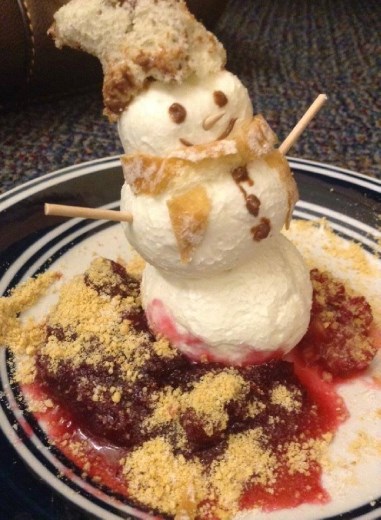 Snowman! Guess who made it!! ME!!! :)))