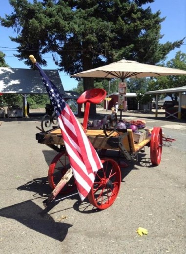 At a ranch! Going to pick cherries and apples!