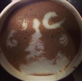 I slowly got to learn how to make latte art which is really exciting :): by ciel, Views[285]
