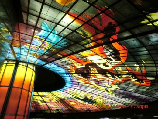 Kaosiung Formosa Boulevard station. Such a beautiful place!