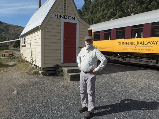 Bill at the Hindon stop