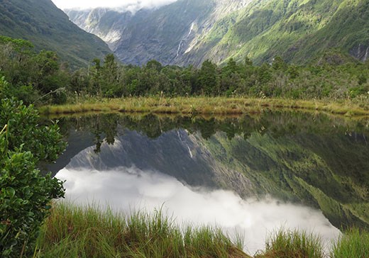 glacier in 1954 use to be right behind this pond!!