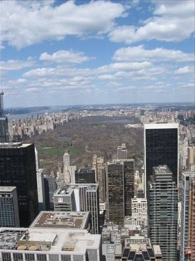 View From Rockefeller Centre
