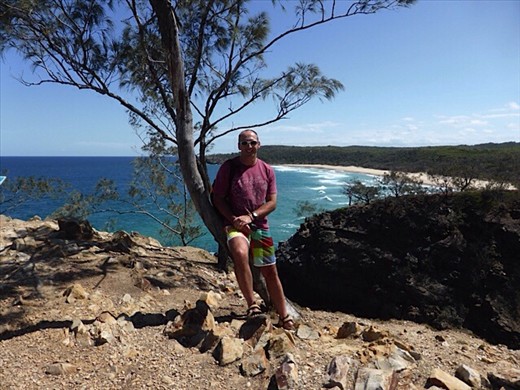 Adam at Devils Point, Noosa