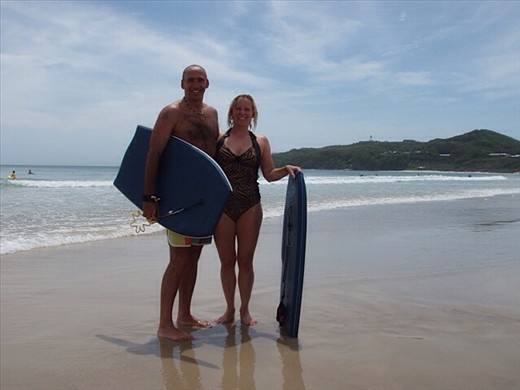 Christmas Day surfing at Byron Bay