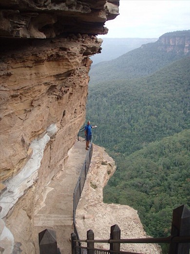 Walking the National Pass, Wentworth Falls, Blue Mountains