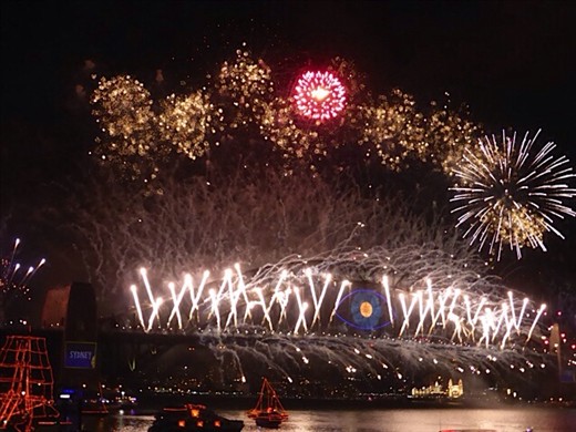 New Year's Eve fireworks, Sydney 