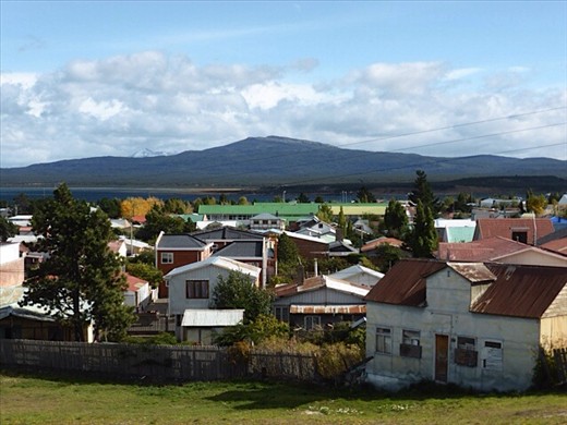 Pretty town of Puerto Natales, Patagonia