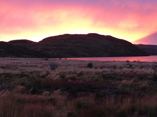 Sunrise on last day of trek
