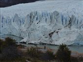 Clare in front of the face of the Perito Moreno Glacier: by clare-tamea, Views[577]