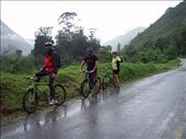 Cycling through rain in hills near Popayan: by clare-tamea, Views[251]