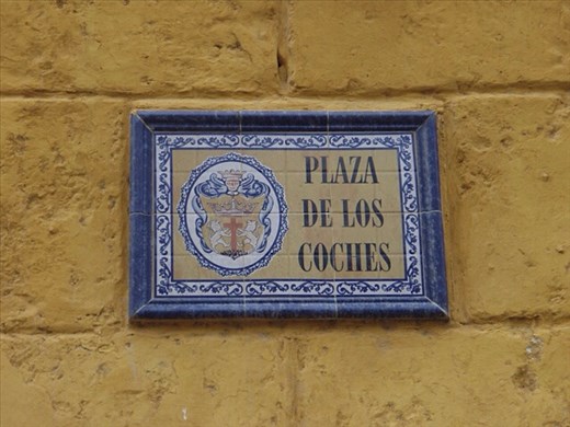 Even the Cartagena street signs are pretty