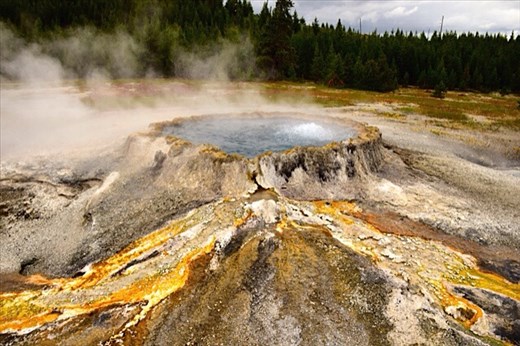 Geyser at Yellowstone