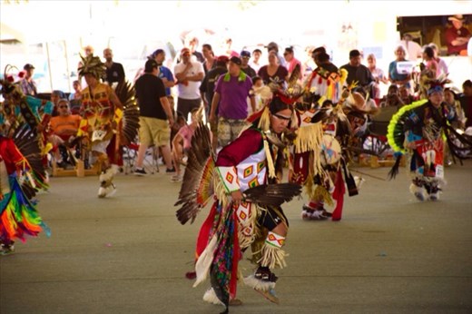 Flathead pow-wow dancing competition