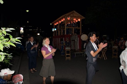 Sendai festival, trying to follow the moves!