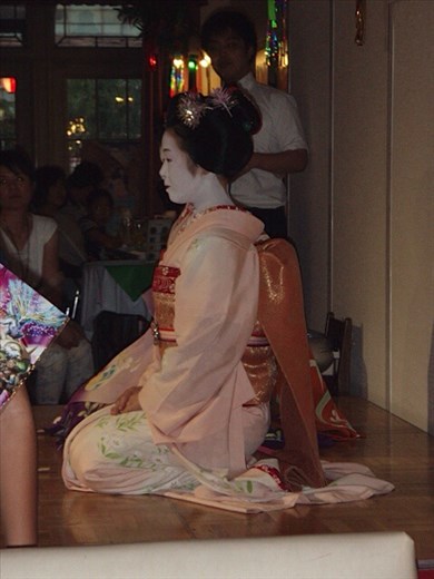 Maiko (apprentice geishas) dancing in Kyoto