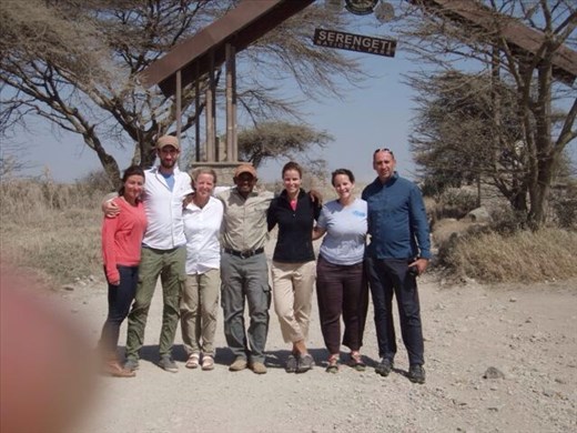 Our team - Marie, Lucas, me, Kawaga (guide), Isabelle, Alex and Adam