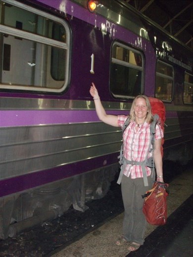 The night train from Bangkok to Laos - my first time in first class! 