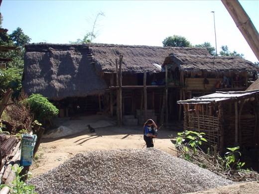 Akhar tribe village homestay - our home for the night