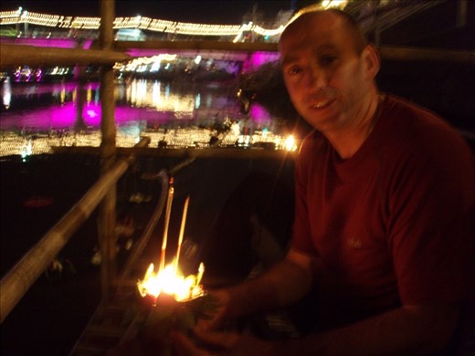 Adam floats his krathong