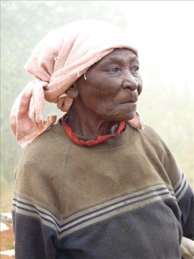 This one hundred and four year old woman proudly recites her ABC's in Creole.
