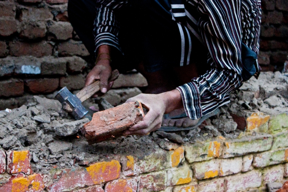 its like a double edged sword. In one hand it's horribl to knwo that peopel are loosing homes and land and what not but again on the other it also gives a lot of work to the under paid the jobless and lower workign class heroes.
