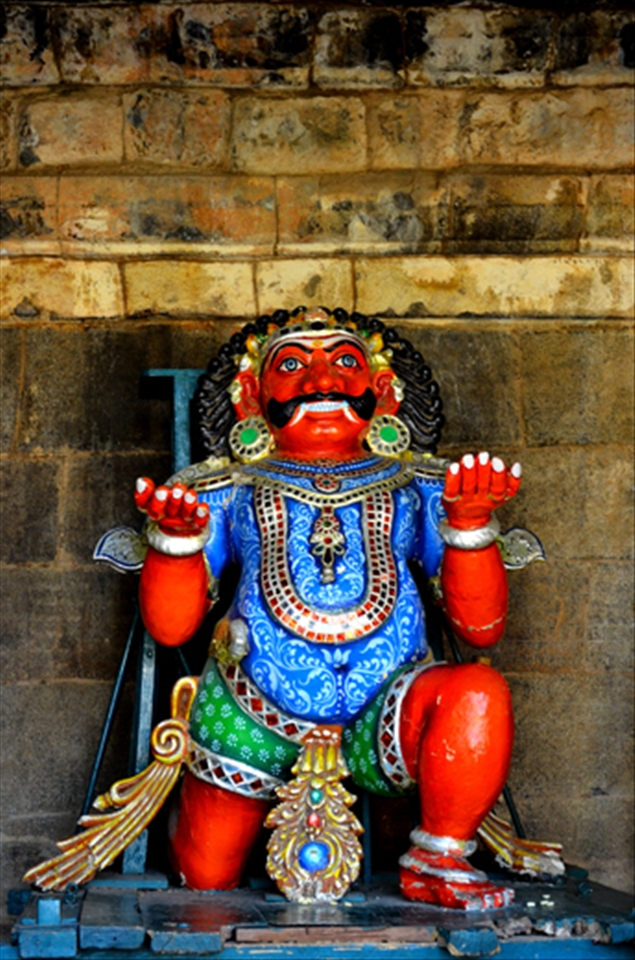 Beast - The guardian (Big Temple, Tanjore, India).