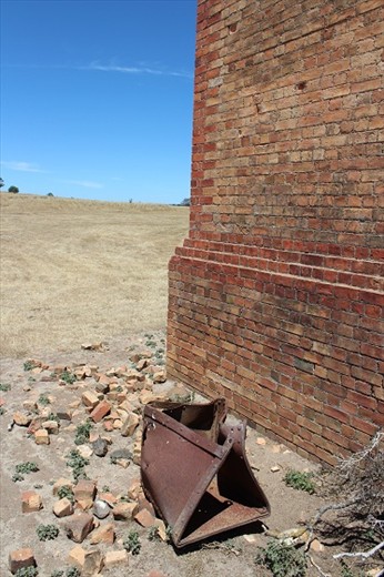 Gold bucket from an old gold mine in Clunes - Vic