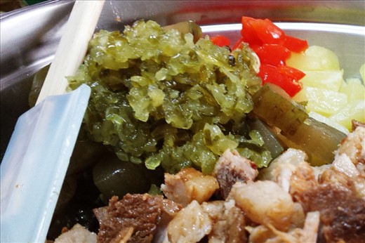 Mixing in the ingredients