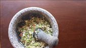Pounding in the mortar and pestle, old fashioned way: by cmvillaverde, Views[456]
