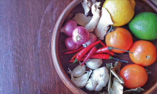 Some of the fresh ingredients