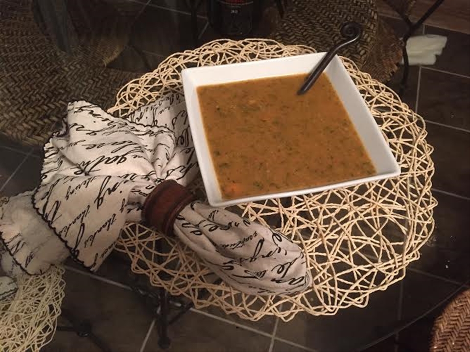 Bowl of farinata (a little thinner than nonni's)