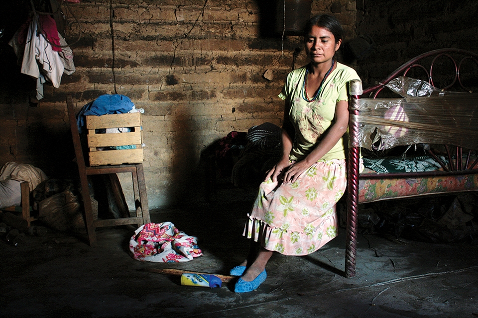 Drunk neighbors 

This woman was beaten by a neighbor because she refuse to go to the store and buy him beer.

Males get drunk every afternoon, which make the county roads very dangerous. 
