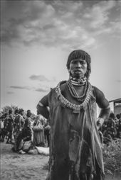 Turmi, Omo Valley, Ethiopia. I am no longer un-noticed. Curiosity is reciprocal!: by codaque, Views[407]