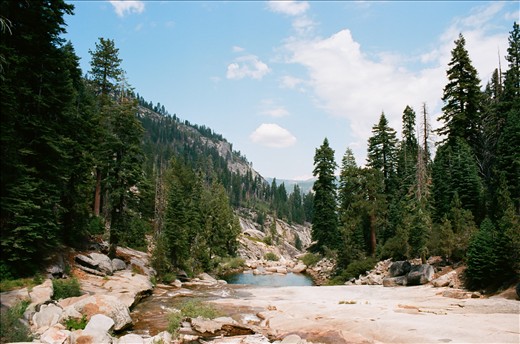 Top of Illilouette Fall, Yosemite National Park 