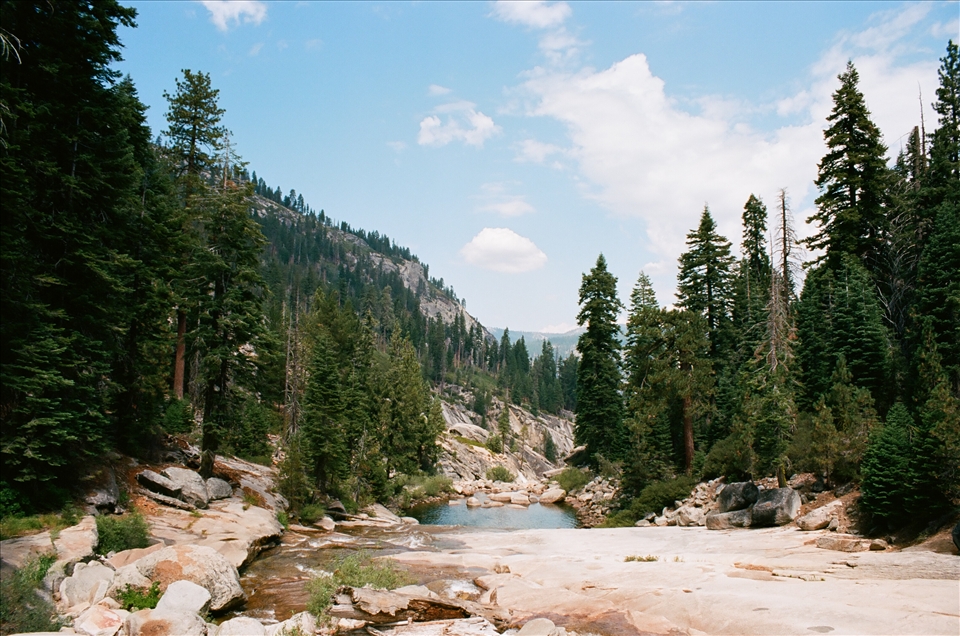 Top of Illilouette Fall, Yosemite National Park 